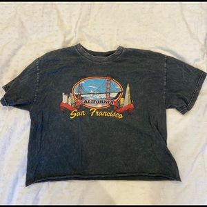 brandy melville san francisco graphic tee shirt